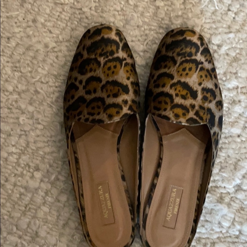 Aquazzura printed slides